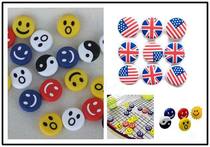 5 price national flag smiling face Qiankun tennis racket shock absorber tennis racket accessories shock knot
