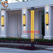 New Chinese Courtyard Lamp Sales House View Lantern Demonstration Area Upright Post Lamp Garden Villa Lamp Real Estate Featured Lamppost