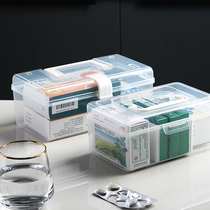Home baby medicine box Mini First Aid medicine medical box Medical small storage box family childrens medicine box