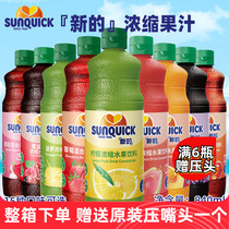Sunquick new juice concentrate Strawberry Mango lemon blackcurrant grapefruit orange juice commercial milk tea shop