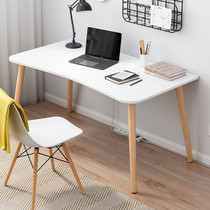 Small dressing table bedroom home Modern simple Nordic desk simple learning simple solid wood leg makeup table