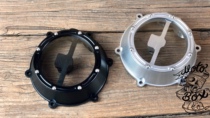 Light riding Korean GV300sGV125 engine transparent cover clutch transparent side cover engine visual cover direct installation
