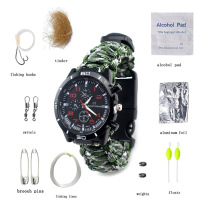  War wolf 2 Wu Jing with the same umbrella rope weaving multi-function field survival survival bracelet outdoor sports watch