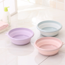 Baby folding washbasin Portable children washbasin Newborn supplies Outdoor travel water baby wash ass basin
