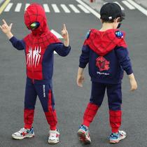 Boys 2021 new childrens clothing spring spiderman Childrens suits autumn clothing Altman clothes boys Spring and Autumn Tide