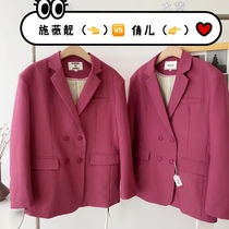 Shi Weiliang senior sense fried street small suit 2021 early autumn new casual shoulder suit jacket women spring and autumn