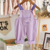 Boys and girls wear childrens clothes outside of the pants 2023 new baby with pants and gas pure cotton childrens pants