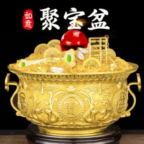 Niu Ju Shan pure copper cornucopia ornaments Lucky fortune Home crafts Lucky decorations Wangcai gifts