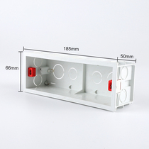 International Electrician 118 Type Darkbox Universal Concealed Bottom Case Switch Socket Bottom Case Junction Box 4 Digits