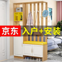 Shoe cabinet Entrance cabinet Double-sided screen Multi-function door partition cabinet One-piece living room wine cabinet Modern simple foyer cabinet
