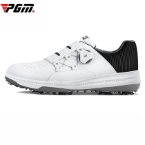 Golf Shoes Mens Shoes Outdoor Casual Sneakers Genuine Leather Waterproof Sneakers Spinning Laces Active Nail Shoes Fashion Tide