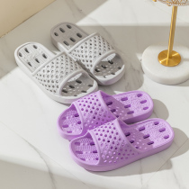 Leakage slippers ladies summer home indoor bathroom Bath couple non-slip home thick-soled mens slippers deodorant