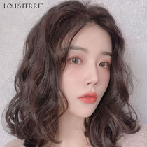 Louis wig female long curly hair big wave wool roll real hair delivery needle top cover white hair no trace reissued piece