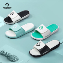 Quasi sports slippers men Velcro summer basketball outside wearing sandals beach waterproof swimming couple tide black and white
