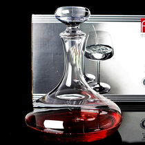 Czech imported crystal glass red wine decanter Red Wine Wine wine set with lid wake-up jug split jug wine bottle
