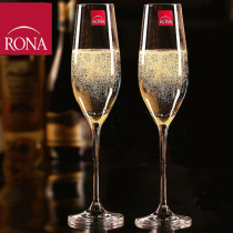 RONA Czech imported Nona crystal glass flute-shaped champagne bubble wine glasses goblet wine glasses sweet wine glasses