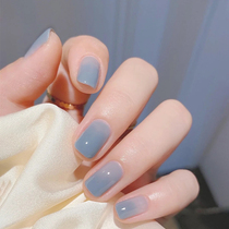Nail polish summer bake-free quick-drying long-lasting women can peel and tear pull non-toxic white ice milk blue 2021 new color