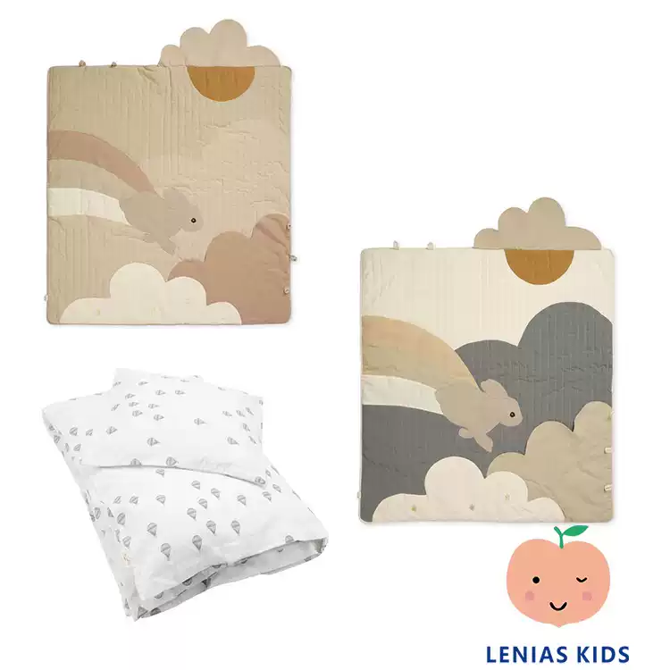 leniasLN家Konges22SS春夏 婴幼儿玩具地垫毯+印花被罩
