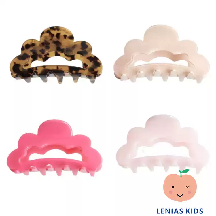 lenias LN家 milledeux 22SS春夏豹纹甜美鲨鱼夹发夹发饰
