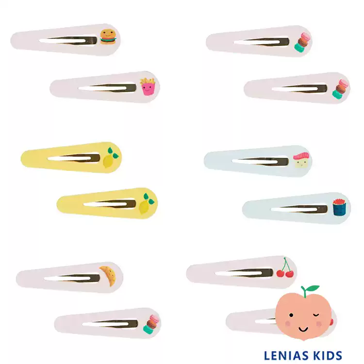 lenias LN家 milledeux21 女童卡通印花两个装发夹头饰