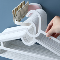 Hanger storage rack sorting hook household multifunctional non-perforated balcony wall hanging folding rack artifact