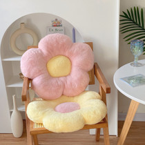 * Tomato forest * Plush flower cushion Office student sedentary chair cushion Cushion cushion Thick comfortable floor mat