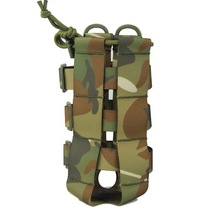 Tactical nylon Camo water bottle cover size adjustable cup bag Outdoor universal cup protective cover Tactical waist hanging bag