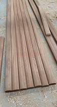 Solid wood handrail African Sabili handrail white stubble balcony guardrail solid wood Bay railing column elbow