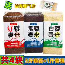 3 Jin three-color quinoa Qinghai West Miao Plateau high quality red and black and white Li Mai grains coarse grains satiated meal porridge