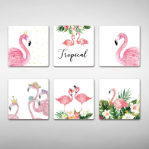 Buy 2 get 1 simple switch sticker self-adhesive removable plug switch refurbished artifact Nordic Flamingo