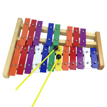 Orff percussion instrument color 20-tone piano children children wooden base professional 20-tone aluminum board piano percussion