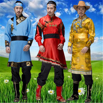 Tibetan dance performance clothing for men Mongolian clothing for adults Ethnic minority clothing Mongolian Tibetan dance performance clothing
