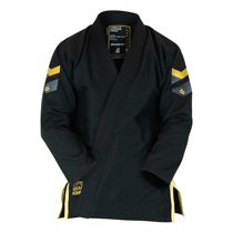 Hyperfly Hyperlyte Black Amber Brazilian jujitsu suit
