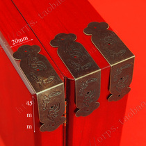 45 * 20mm edging furniture hardware antique edging lace edging wooden box gift box with four sides good edge protection corner