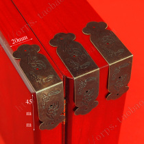 45 * 20mm edging furniture hardware antique edging lace edging wooden box gift box with four sides good edge protection corner