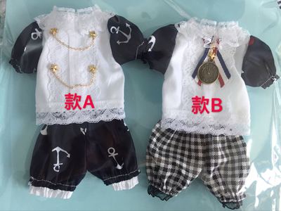 taobao agent 2 pieces of free shipping BJD doll clothes boy set 1/6 4 points yosd doll giant baby cloth salon Holala