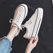 Teach you to get smaller Fresh Meat ~ Bambet2021 summer high thick soled casual board shoes womens wild small white shoes