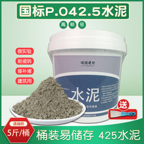 Ordinary silicate po42 5 cement University experiment national standard 425 black cement landscape repair loopholes quick-drying barrel