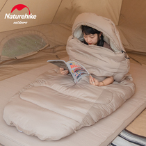 Naturehike Mustroom sleeping cake reach out sleeping bag washable outdoor camping warm imitation feather cotton autumn winter sleeping bag