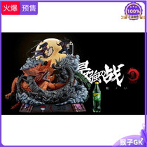 (Supplementation) Monkey gk Dragon and Tigers strongest battle between the pillars of the hand-held statue