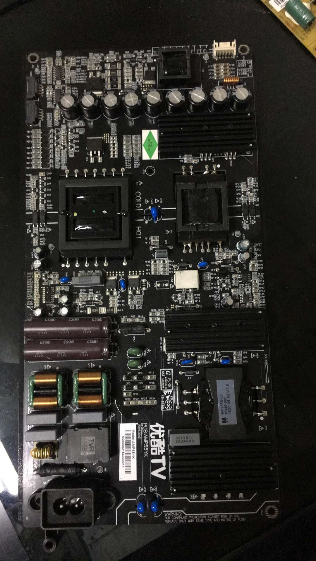 Youku TV TV Power Board PCB: AMP55YK AMP55YK