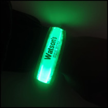 Glowing running arm with LED battery reflective luminous flash fluorescent bracelet night running riding outdoor night foot ring