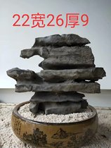 Guangxi mountain family Taihu stone ornaments bonsai with stone rockery Yingqi stone original ink stone stone desk B1