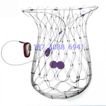 Rope braided lampshade rope net buckle net pocket woven net pocket Marine Searchlight mesh cover metal small net pocket
