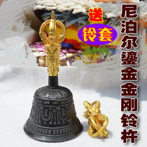 Nepal imports five-strand diamond bell pestle gilt magic bell fine bell set 