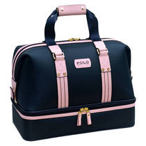 travel bag golf clothing golf ball bag womens clothing double layer polo travel hand carry bag