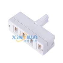 British one minute four British male to four British female telephone accessories British telephone adapter RJ11 UK BT4 core