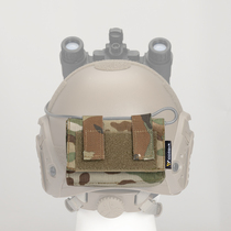 Small steel Scorpion Helmet weight bag outdoor tactical helmet accessory bag military fan CP style helmet battery bag