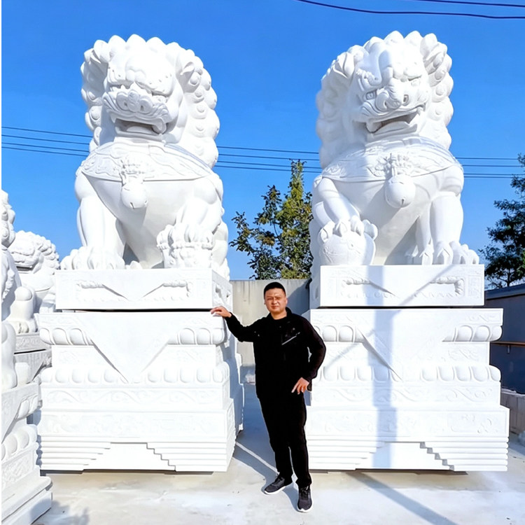 汉白玉石狮镇宅-汉白玉石狮镇宅促销价格、汉白玉石狮镇宅品牌- 淘宝