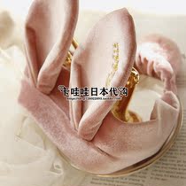 Japanese gelato GP hair band wash face hair hoop embroidery rabbit ear tail application mask hair band